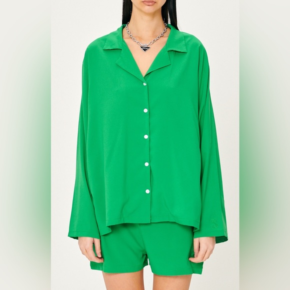 Storets Sienna Shirt and Shorts Set size S/M made in Korea - Picture 2 of 14